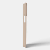 Minimale hoeveelheid fijn monogram initialen beige Case-Mate iPhone case (Achterkant / Rechts)