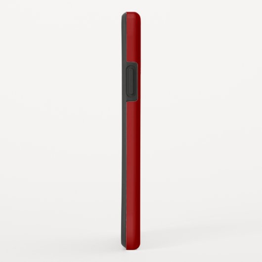 Minimale hoeveelheid rood monogram | Personalisere Case-Mate iPhone Case (Achterkant/rechts)