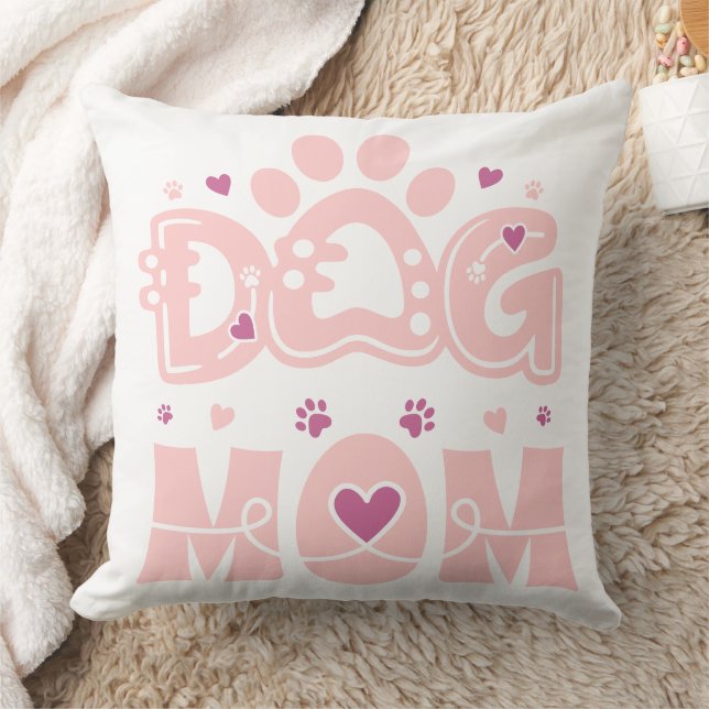 Minimale HOND MOEDER Monogram Kussen (Deken)