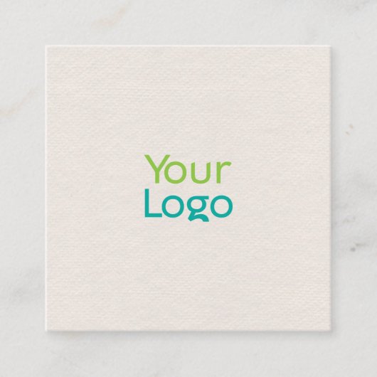 Minimale hotdogwinkel vierkante visitekaartje (Voorkant)