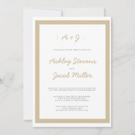 Minimale huwelijksuitnodigingen | WOORDEN Kaart