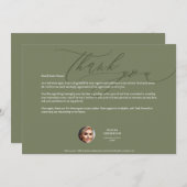 Minimale hypotheekmakelaar onroerend goed makelaar bedankkaart (Voorkant / Achterkant)