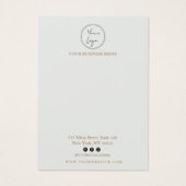 Minimale illustratie Ketting Display Kaart (Achterkant)