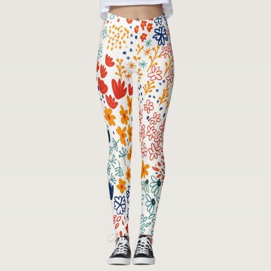 Minimale illustratie van beemdommen leggings (Voorkant)