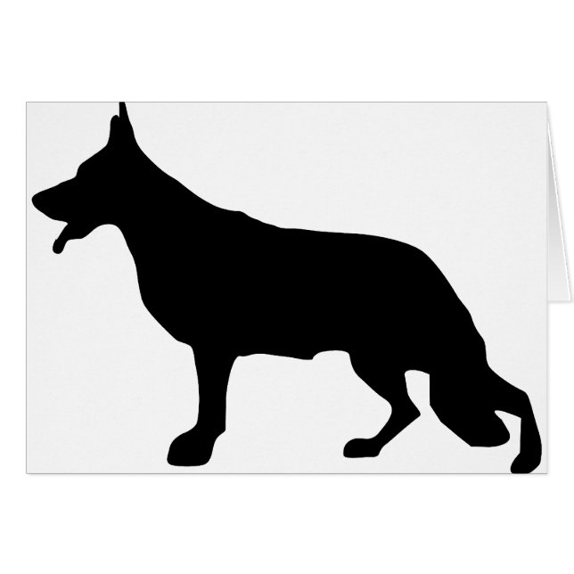 minimale illustratie van herder (Voorkant Horizontaal)