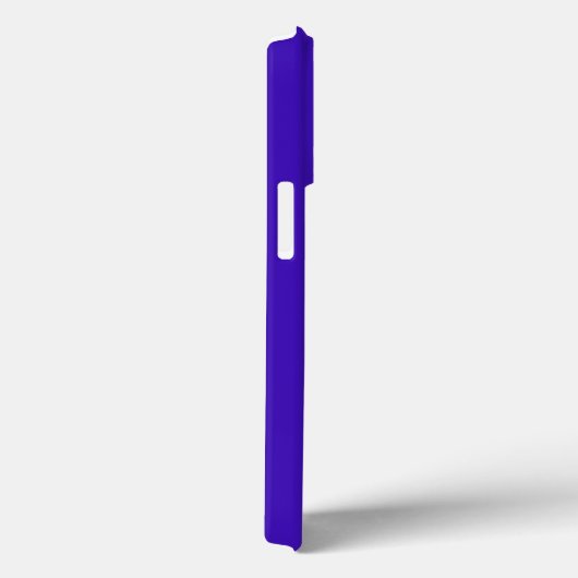 Minimale indigo blue douanenaam monogram Solid Case-Mate iPhone Case (Achterkant / Rechts)