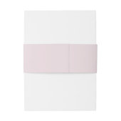 Minimale Initialen Datum Pastel Red Wedding Uitnodigingen Wikkel (Achterkant Voorbeeld)