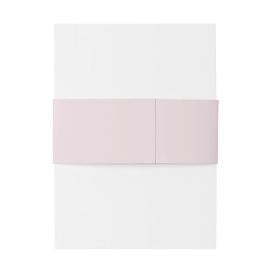Minimale Initialen Datum Pastel Red Wedding Uitnodigingen Wikkel (Achterkant Voorbeeld)