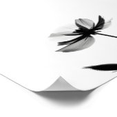 Minimale inktventilator Abstracte Florentijn in zw Poster (Hoek)