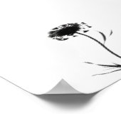 Minimale inktventilator Abstracte Florentijn in zw Poster (Hoek)