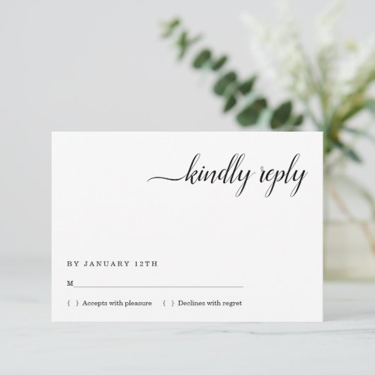 Minimale inzendkaart kaart (Staand voorkant)