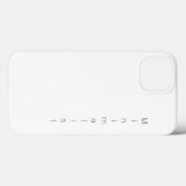 Minimale Iphone-draagtas Case-Mate iPhone Case (Achterkant (horizontaal))