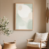 Minimale Japandi Abstracte muurkunst print Perfect Poster