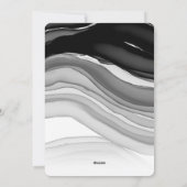 Minimale Japandi Monochrome 2-kerstfoto Feestdagenkaart (Achterkant)