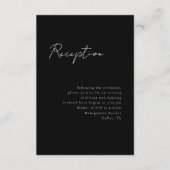 Minimale Kaart Script Reception Enclosure (Voorkant)