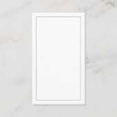 Minimale Kaart voor minimale Silver Recipe Request (Achterkant)