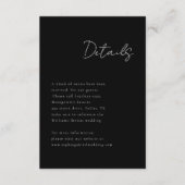 Minimale Kaart voor Script Details (Voorkant)