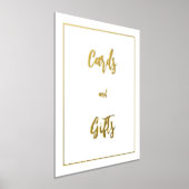 Minimale Kaarten en cadeautjes op wit Folie Afdrukken (Laagn)