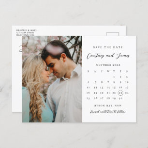 Minimale kalenderfoto sparen de Uitnodiging van de