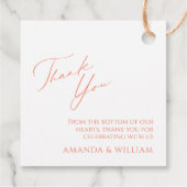 Minimale kalligrafie Labels voor weddenschappen (Achterkant)