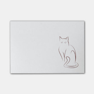 Minimale kat post-it® notes