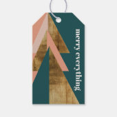 Minimale kerstboom cadeaulabel (Voorkant)