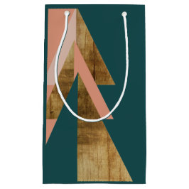 Minimale kerstboom met cadeautas