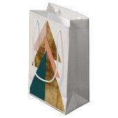 Minimale kerstboom met cadeautas (Voorkant Gekanteld)