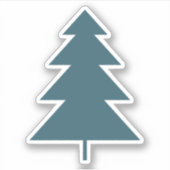 Minimale kerstboom sticker (Voorkant)