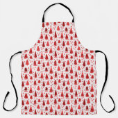 Minimale kerstboom voor kompassen schort (Voorkant)