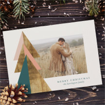 Minimale kerstboomkaart