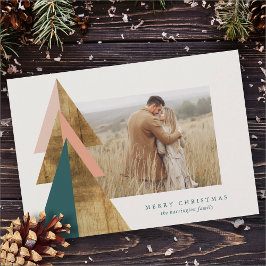 Minimale kerstboomkaart kaart