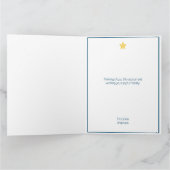 Minimale kerstboomkerstkaart kaart (Binnen)