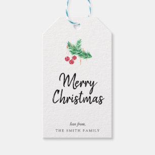 Minimale kerstcadeauLabels Cadeaulabel