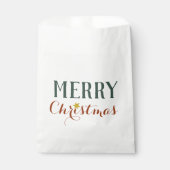 Minimale kerstfeestdag voor Merry Bedankzakje (Voorkant)