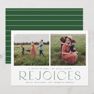 Minimale kerstfotokaart voor religieuze doeleinden kaart