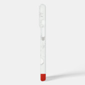 Minimale Kerstmis Case-Mate iPhone Case (Achterkant / Links)