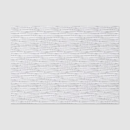 Minimale kerstzwarte en witte tiny Lines Tissuepapier (Voorkant)