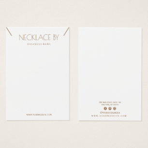 Minimale Ketting Display Kaart