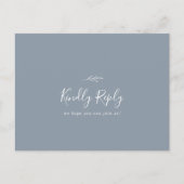 Minimale keuze voor RSVP-Briefkaart in het menu Bl (Voorkant)