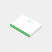 Minimale klassieke groene post-it noot post-it® notes (Schuin)
