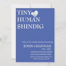 Minimale kleine Tiny Human Shindig Funny Co-ed Bab