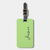 Minimale kleur bagagelabel (Voorkant verticaal)