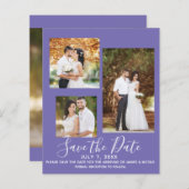 Minimale Kleur Moderne Berichten Foto opslaan Datu (Voorkant / Achterkant)