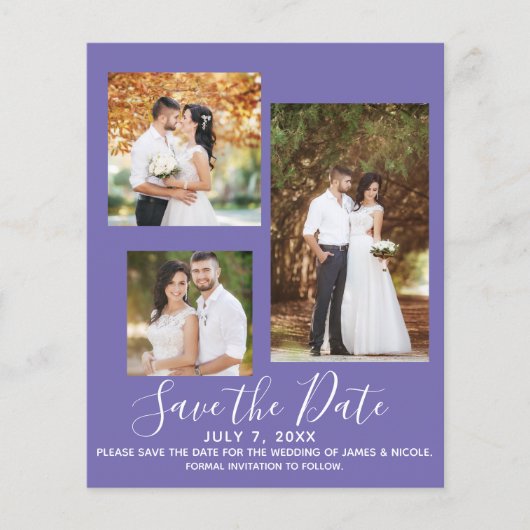 Minimale Kleur Moderne Berichten Foto opslaan Datu (Voorkant)