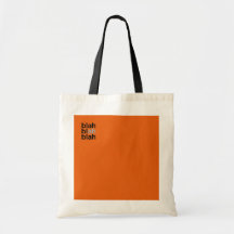 Minimale Kleurblok Tote Tas – Blah Blah Blah