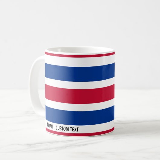 Minimale kleuromvang met buffelbakken Koffiebeker Koffiemok (Voorkant links)