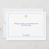 Minimale kleurrijke kerstboomkerstkaart (Achterkant)