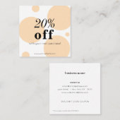 Minimale korting (Voorkant / Achterkant)