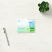 Minimale landscaping slogan kunst  post-it® notes (Kantoor)